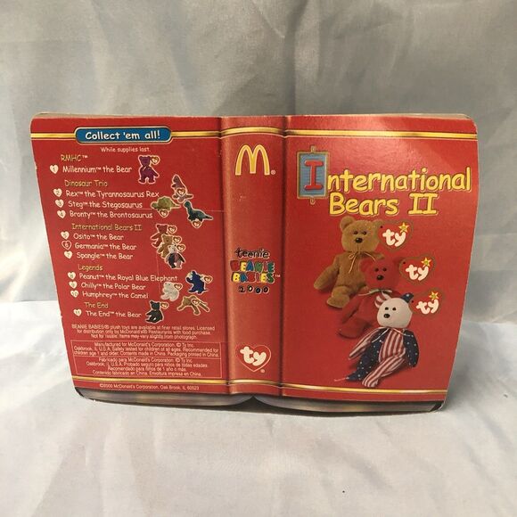 Vintage Lot of 14 TY Beanie Babies McDonalds  Sealed New Chilly, Peanut, Etc. - Picture 6 of 16